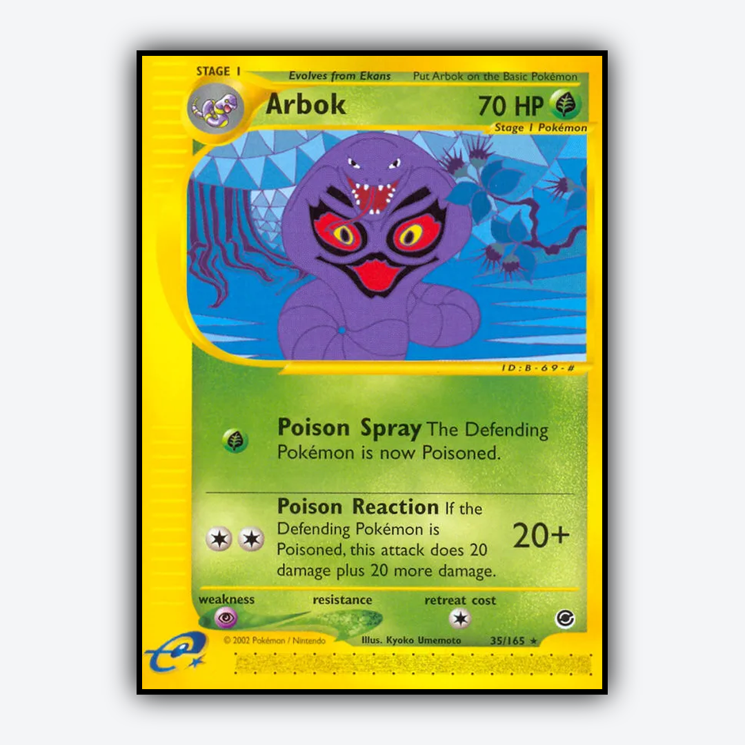 Arbok 035/165 - Expedition Base Set - Card Rug