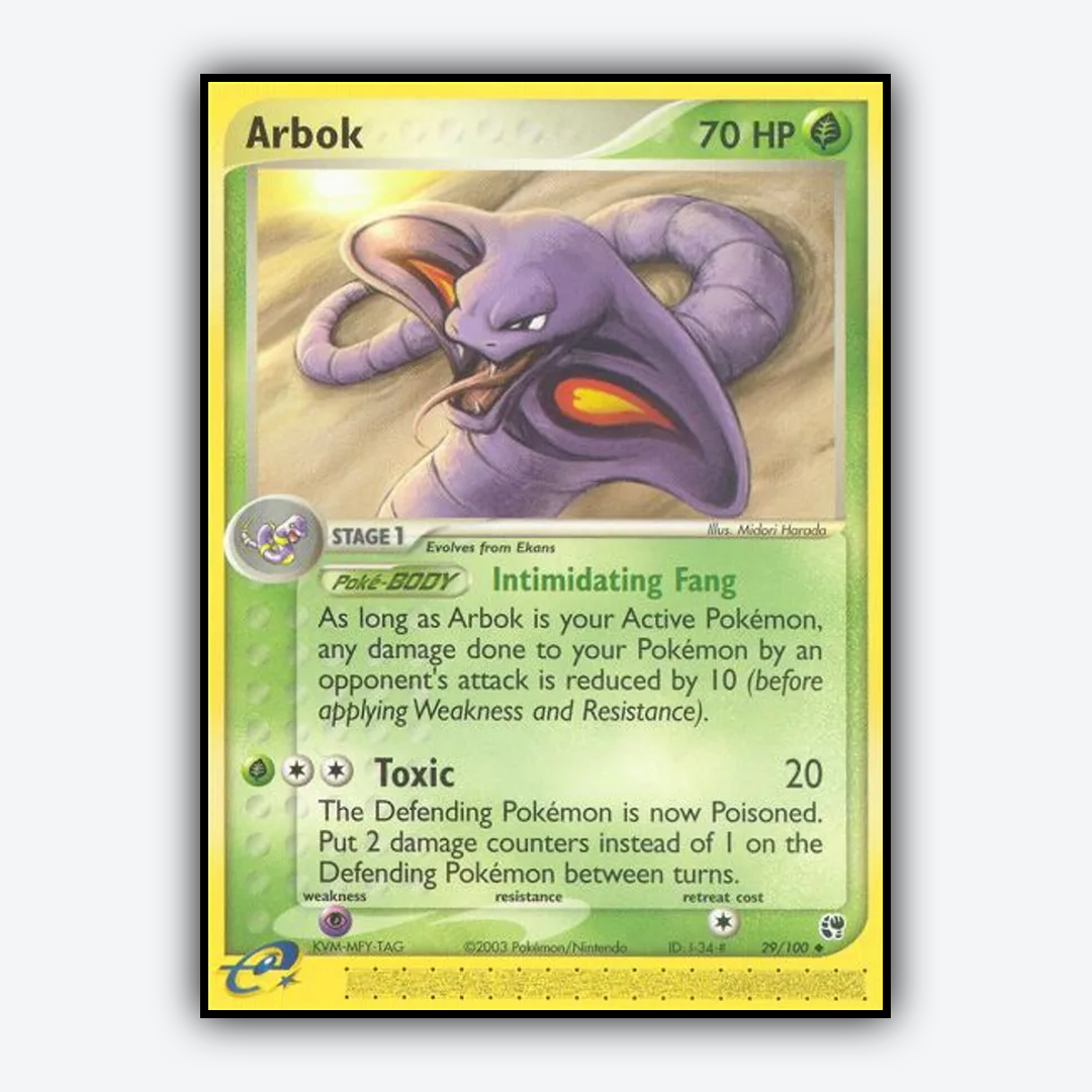 Arbok 029/100 - Sandstorm Set - Card Rug
