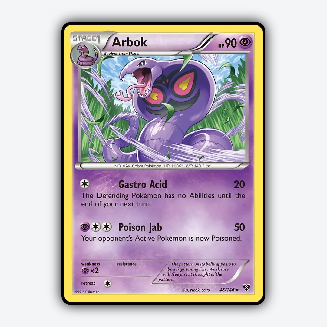 Arbok 048/146 - XY Set - Card Rug