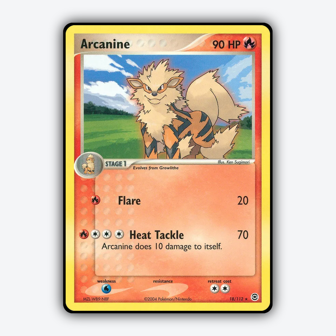 Arcanine 018/112 - FireRed & LeafGreen Set - Card Rug