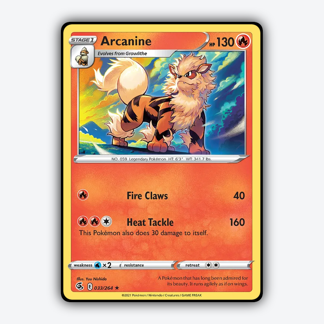 Arcanine 033/264 - Fusion Strike Set - Card Rug