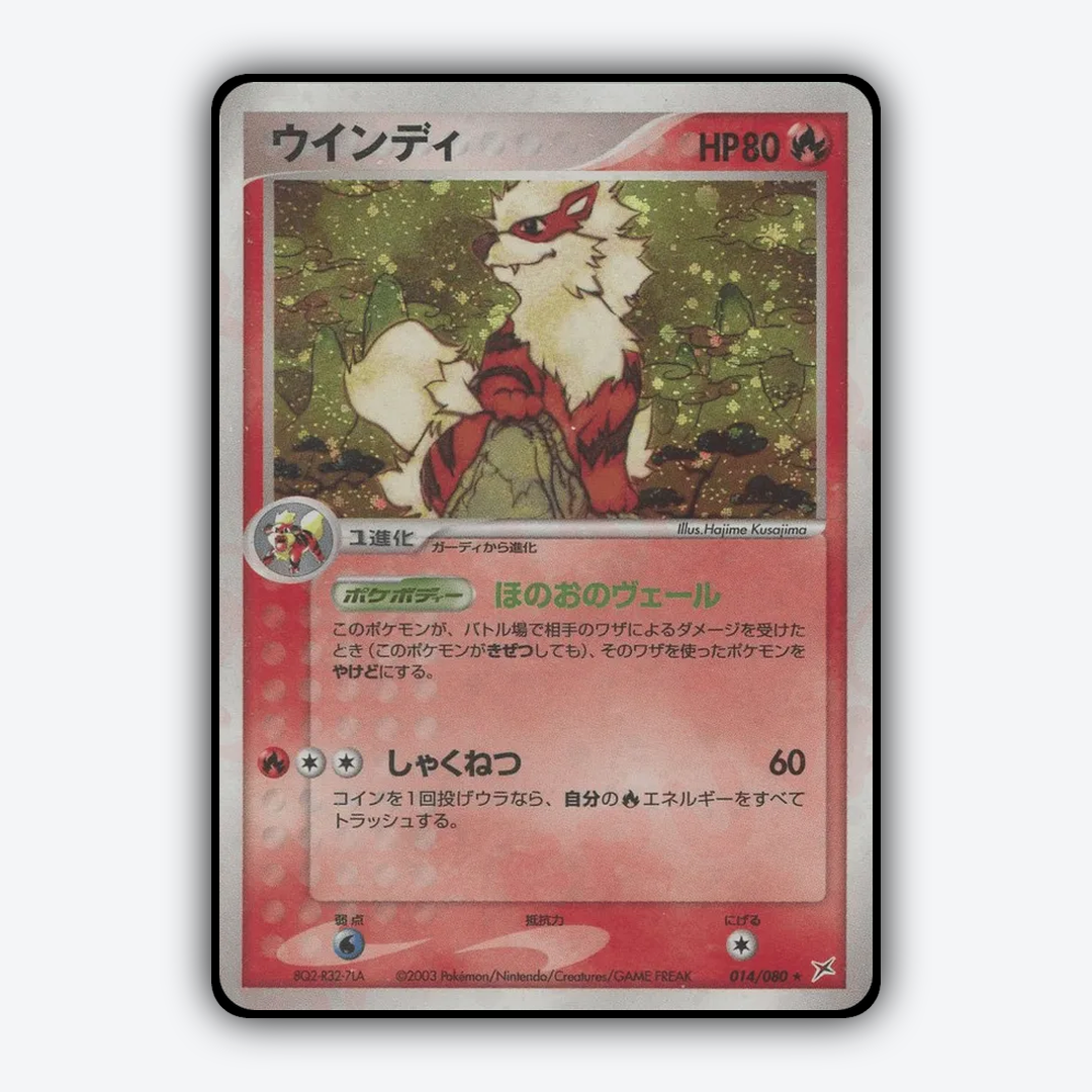 Arcanine 014/080 - Magma vs Aqua: Two Ambitions Set - Card Rug (JP)