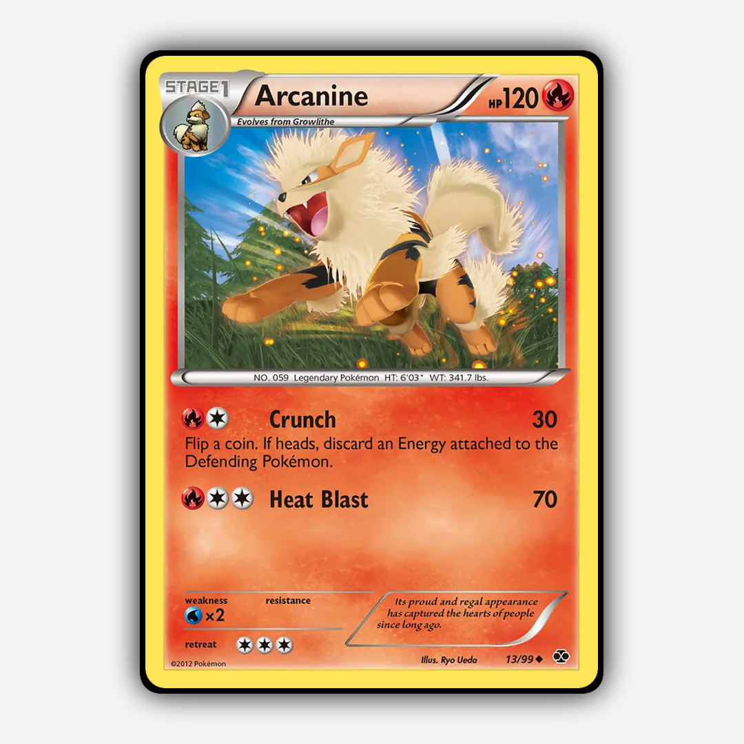 Arcanine 013/99 - Next Destinies Set - Card Rug