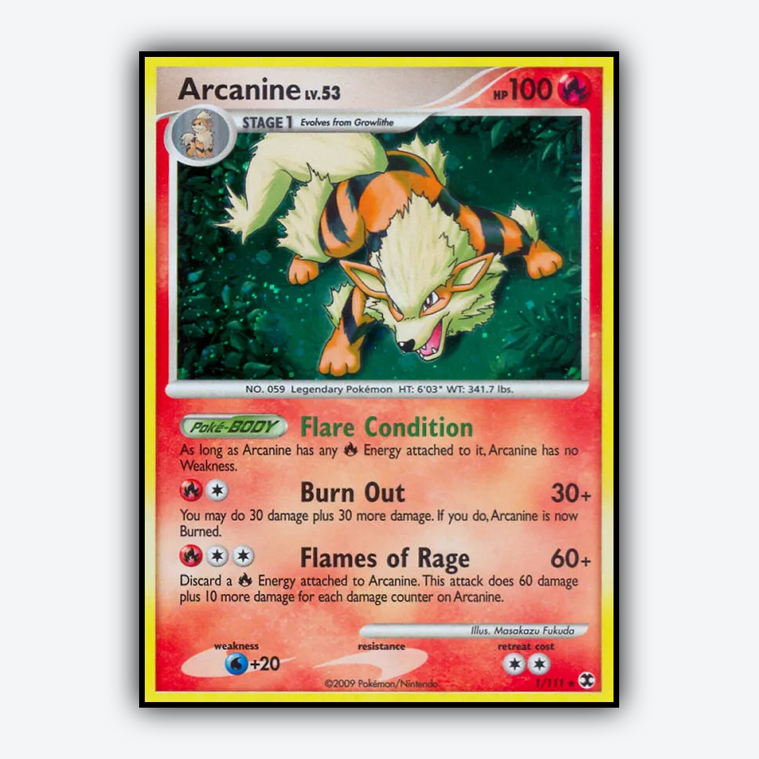 Arcanine 001/111 - Rising Rivals Set - Card Rug