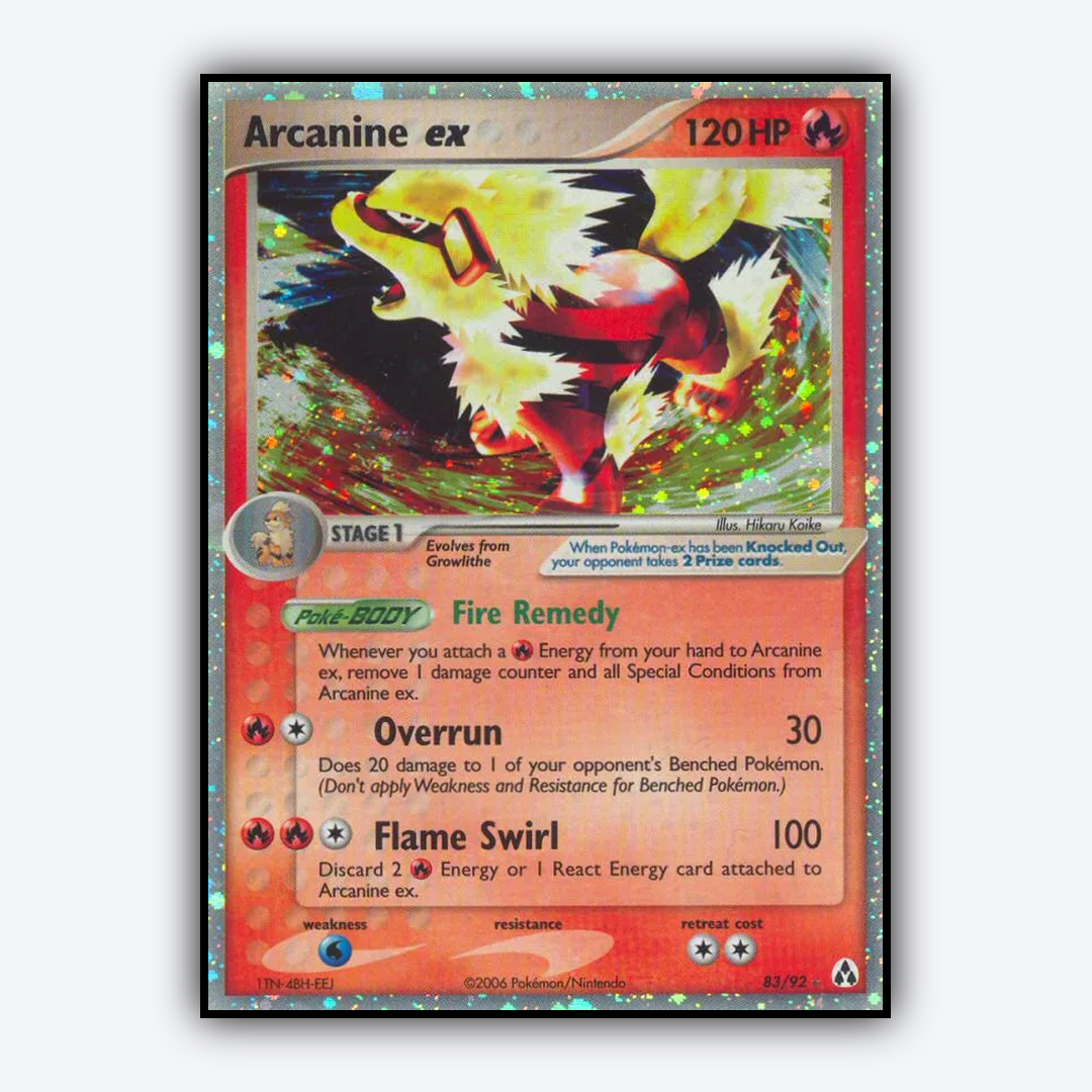 Arcanine ex 083/92 - Legend Maker Set - Card Rug