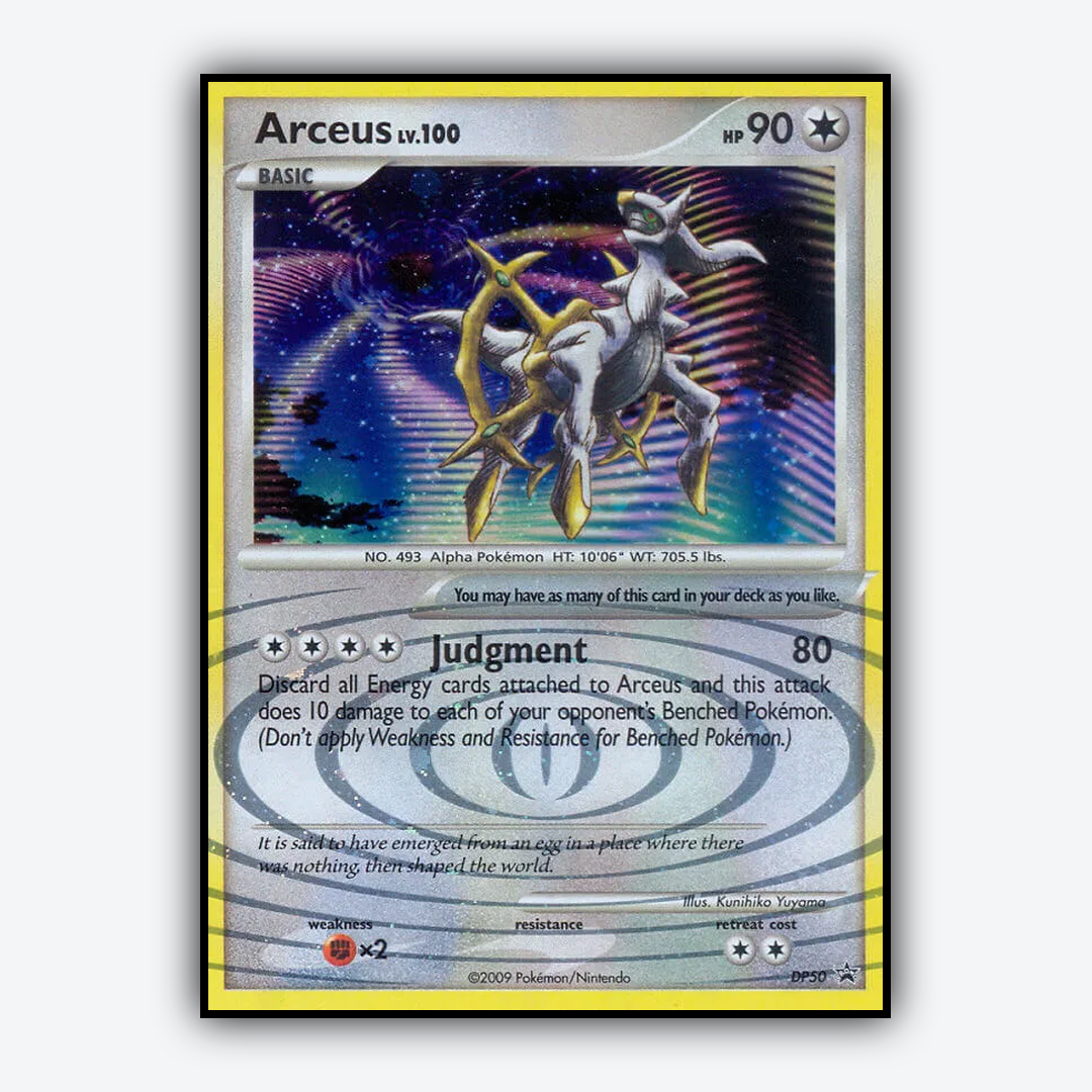 Arceus DP050 - DP Black Star Promos Set - Card Rug