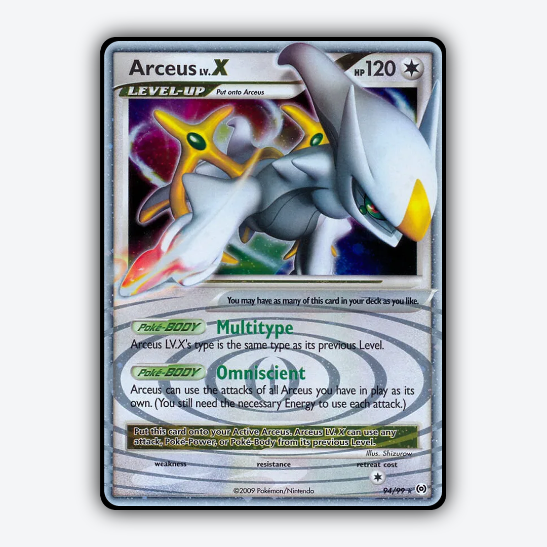 Arceus LV.X 094/99 - Arceus Set - Card Rug