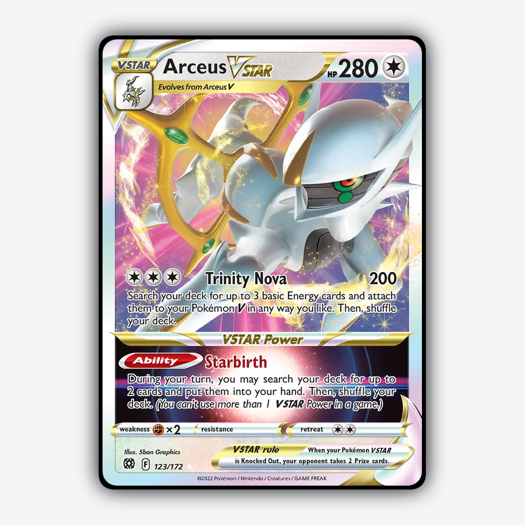 Arceus VSTAR 123/172 - Brilliant Stars Set - Card Rug