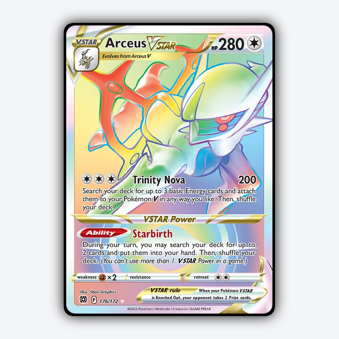Arceus VSTAR 176/172 - Brilliant Stars Set - Card Rug