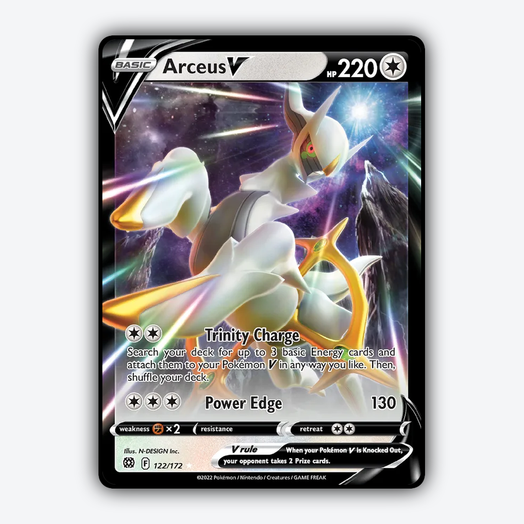 Arceus V 122/172 - Brilliant Stars Set - Card Rug