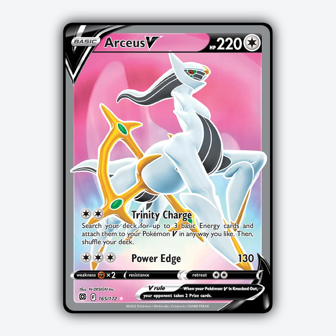 Arceus V 165/172 - Brilliant Stars Set - Card Rug