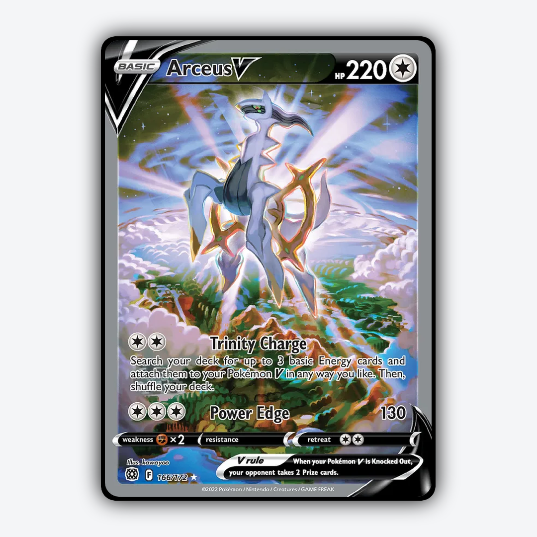 Arceus V 166/172 - Brilliant Stars Set - Card Rug