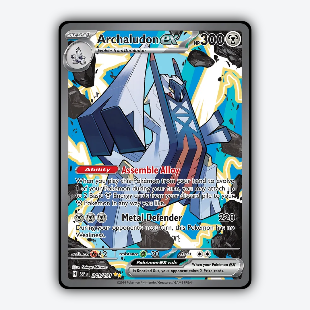 Archaludon ex #241 - Surging Sparks Set - Card Rug