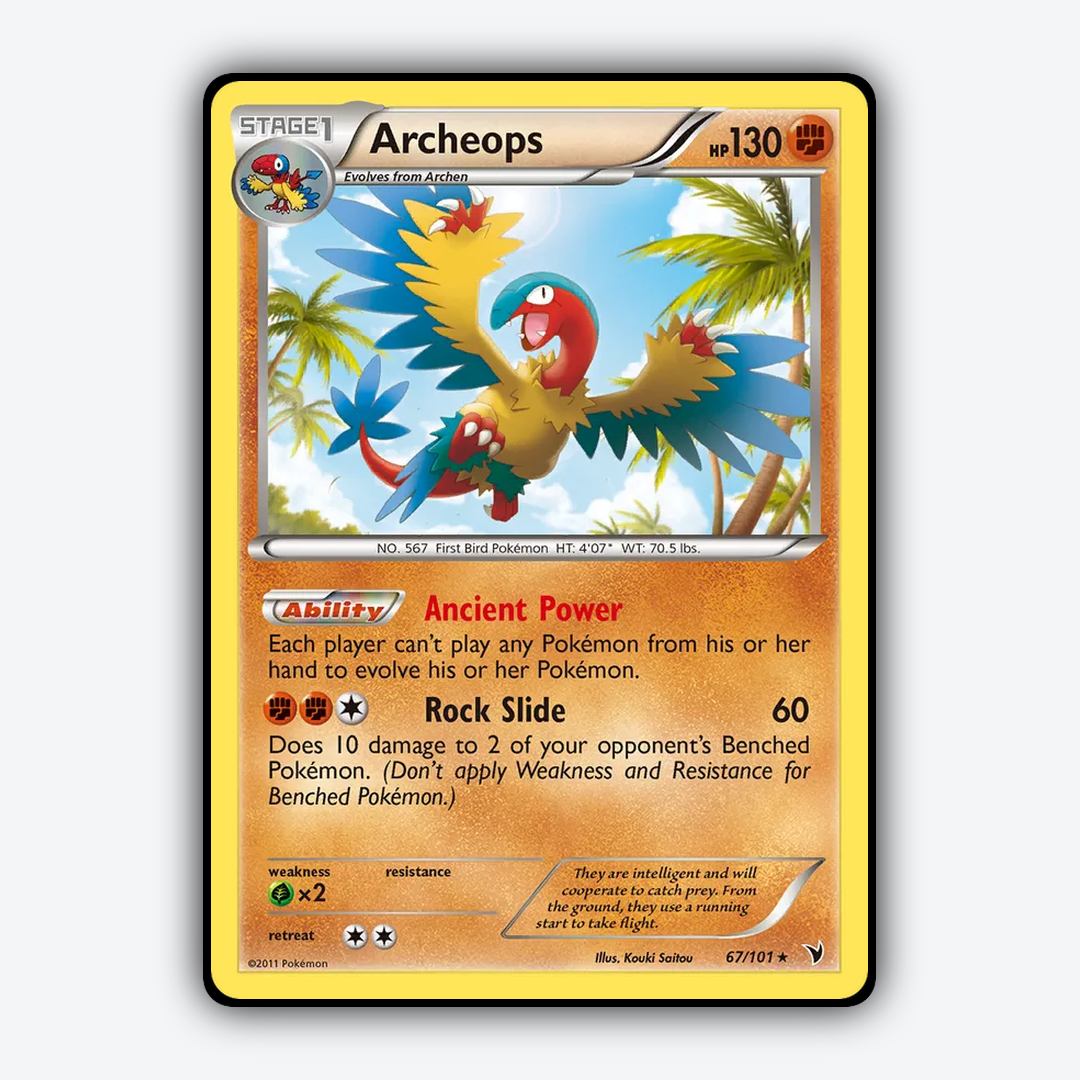 Archeops 067/101 - Noble Victories Set - Card Rug