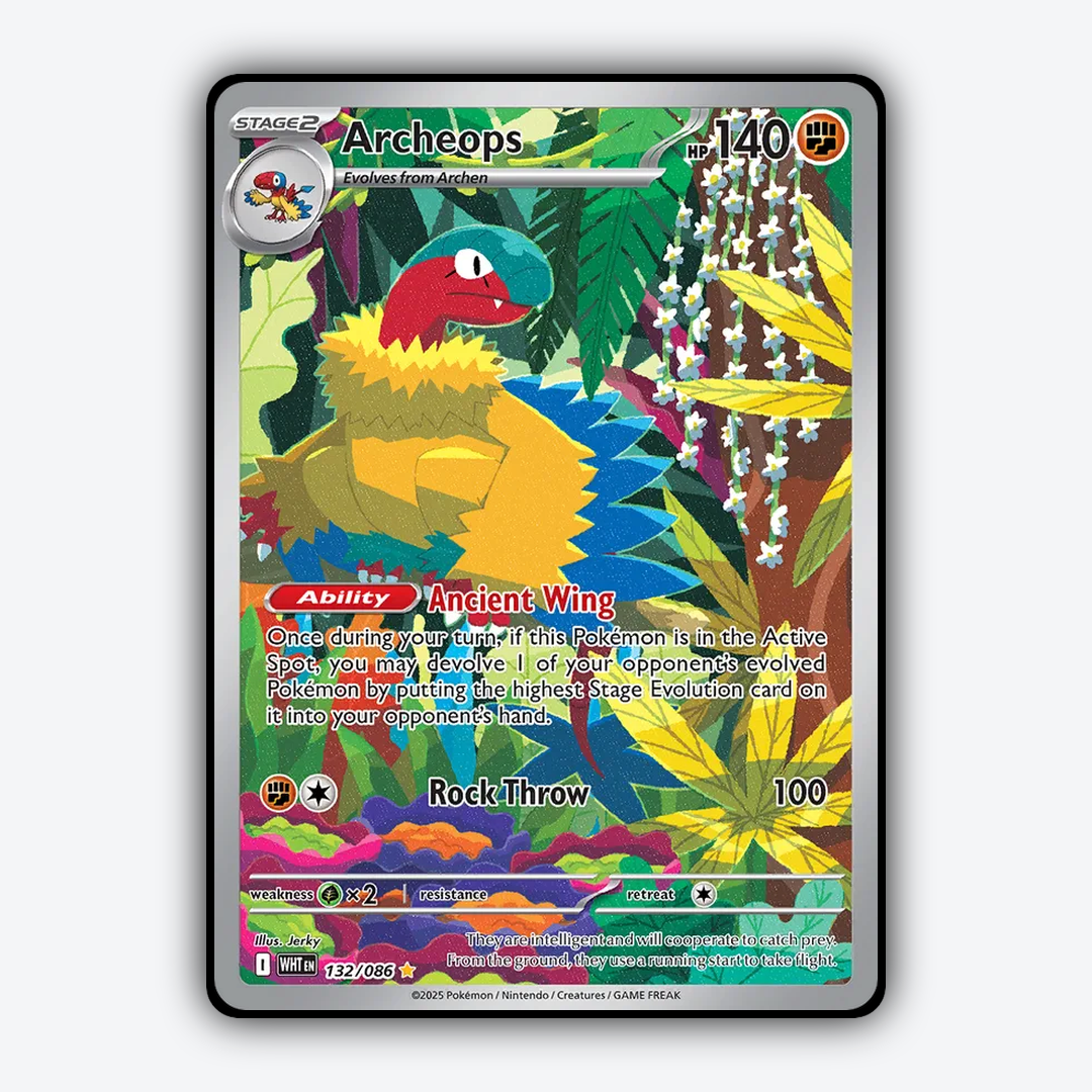 Archeops #132 - White Flare Set - Card Rug