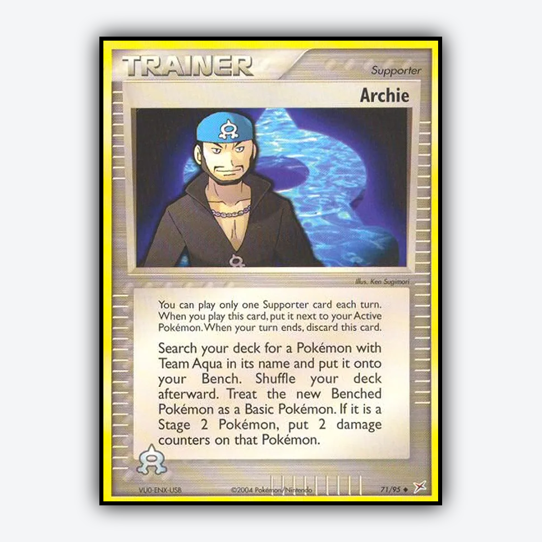 Archie 071/95 - Team Magma vs Team Aqua Set - Card Rug