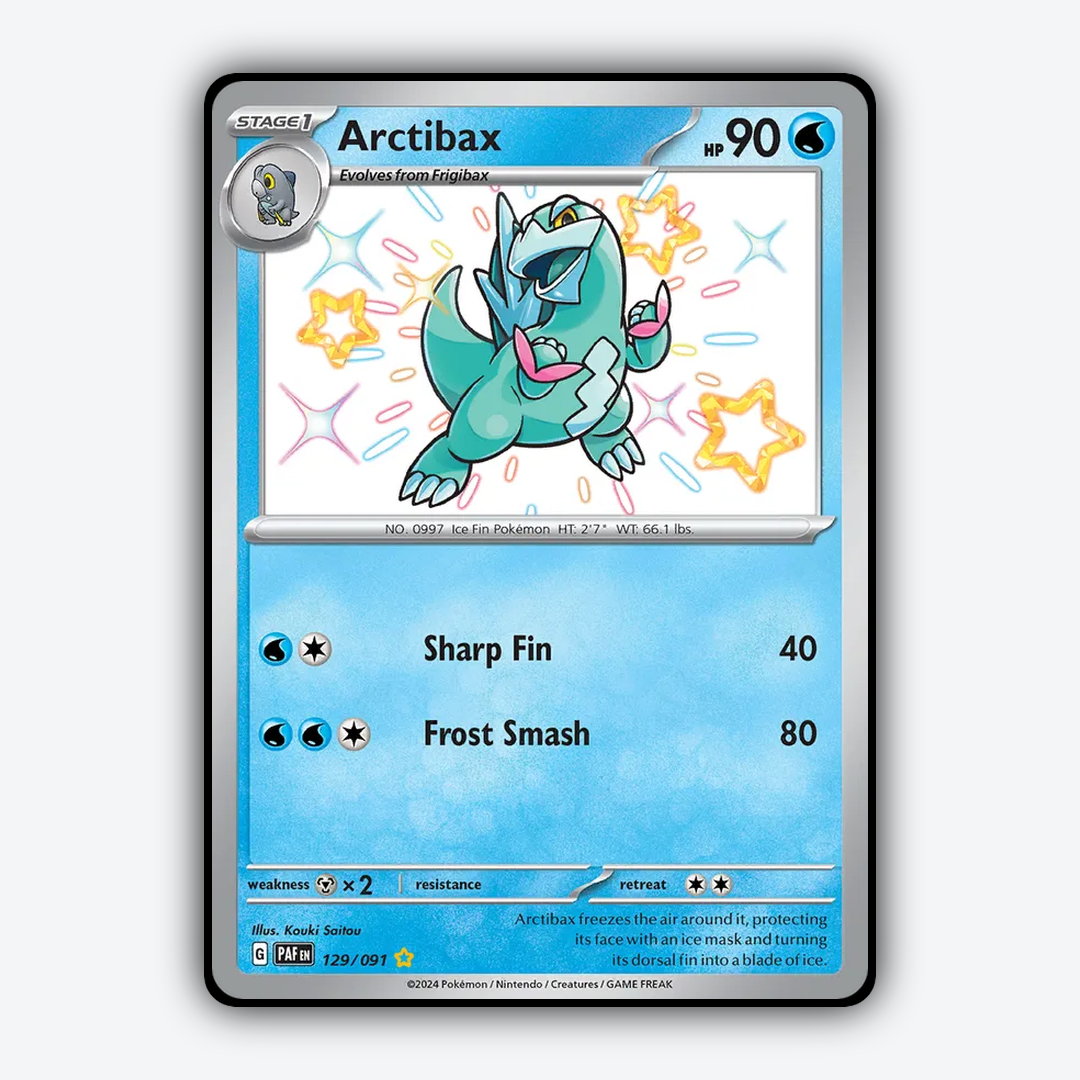 Arctibax #129 - Paldean Fates Set - Card Rug