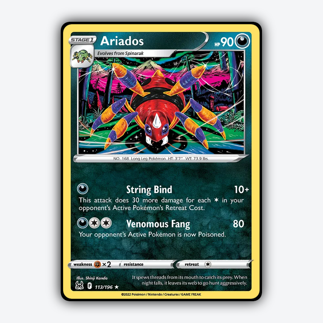 Ariados 113/196 - Lost Origin Set - Card Rug