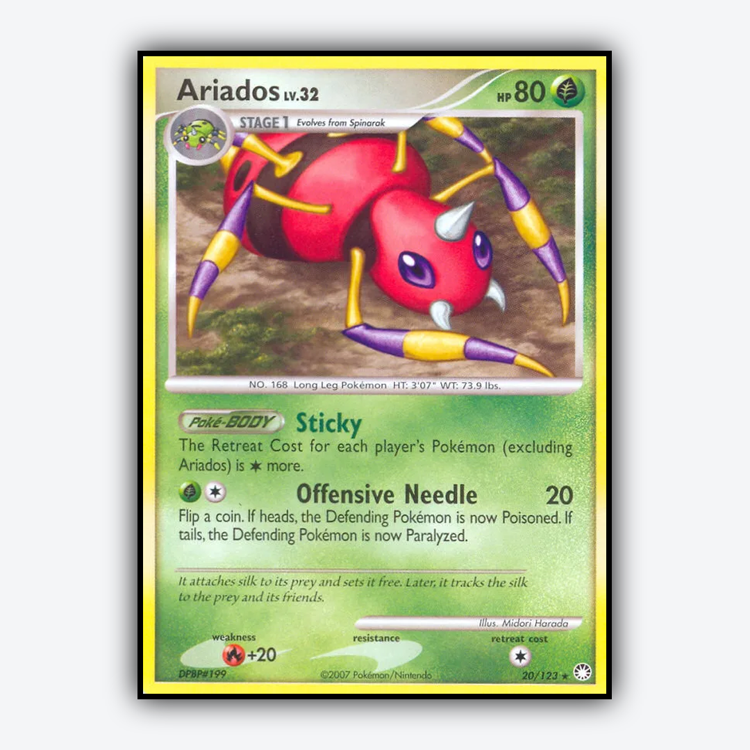 Ariados 020/123 - Mysterious Treasures Set - Card Rug