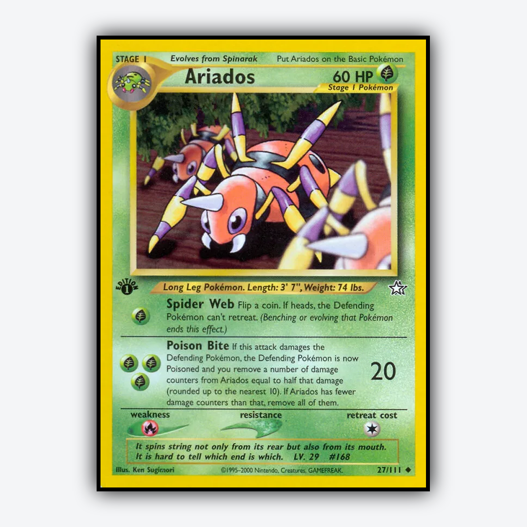 Ariados 027/111 - Neo Genesis Set - Card Rug