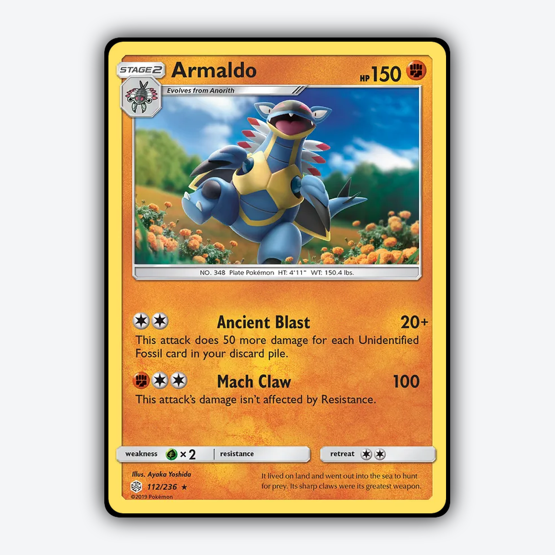 Armaldo 112/236 - Cosmic Eclipse Set - Card Rug