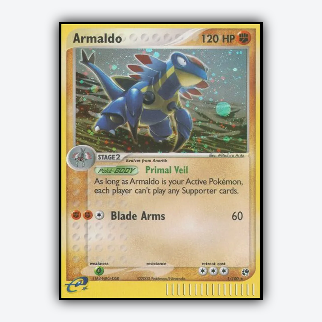 Armaldo 001/100 - Sandstorm Set - Card Rug