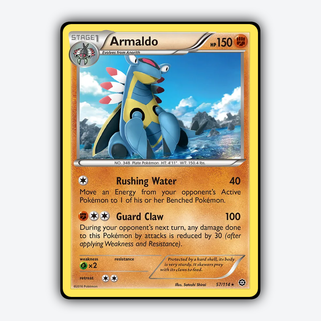 Armaldo 057/114 - Steam Siege Set - Card Rug