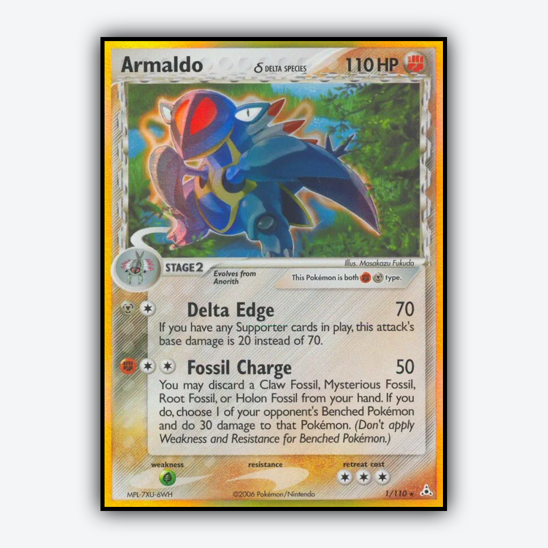 Armaldo δ 001/110 - Holon Phantoms Set - Card Rug