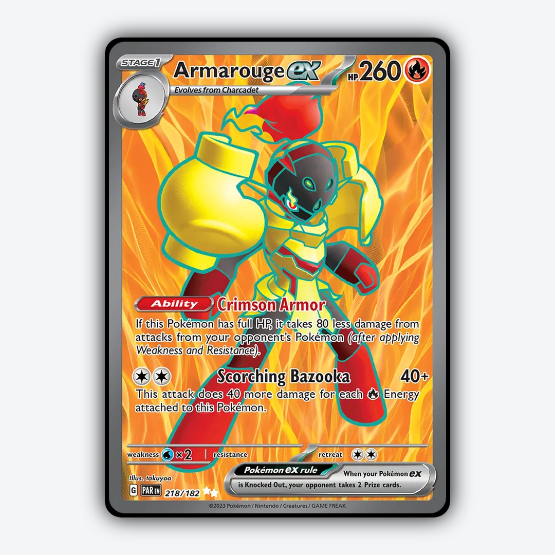 Armarouge ex #218 - Paradox Rift Set - Card Rug