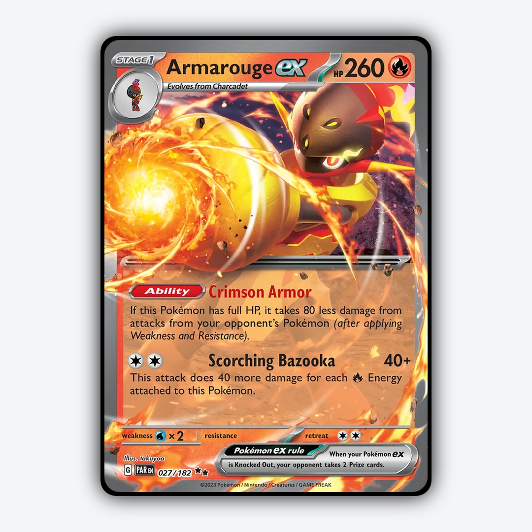 Armarouge ex #27 - Paradox Rift Set - Card Rug