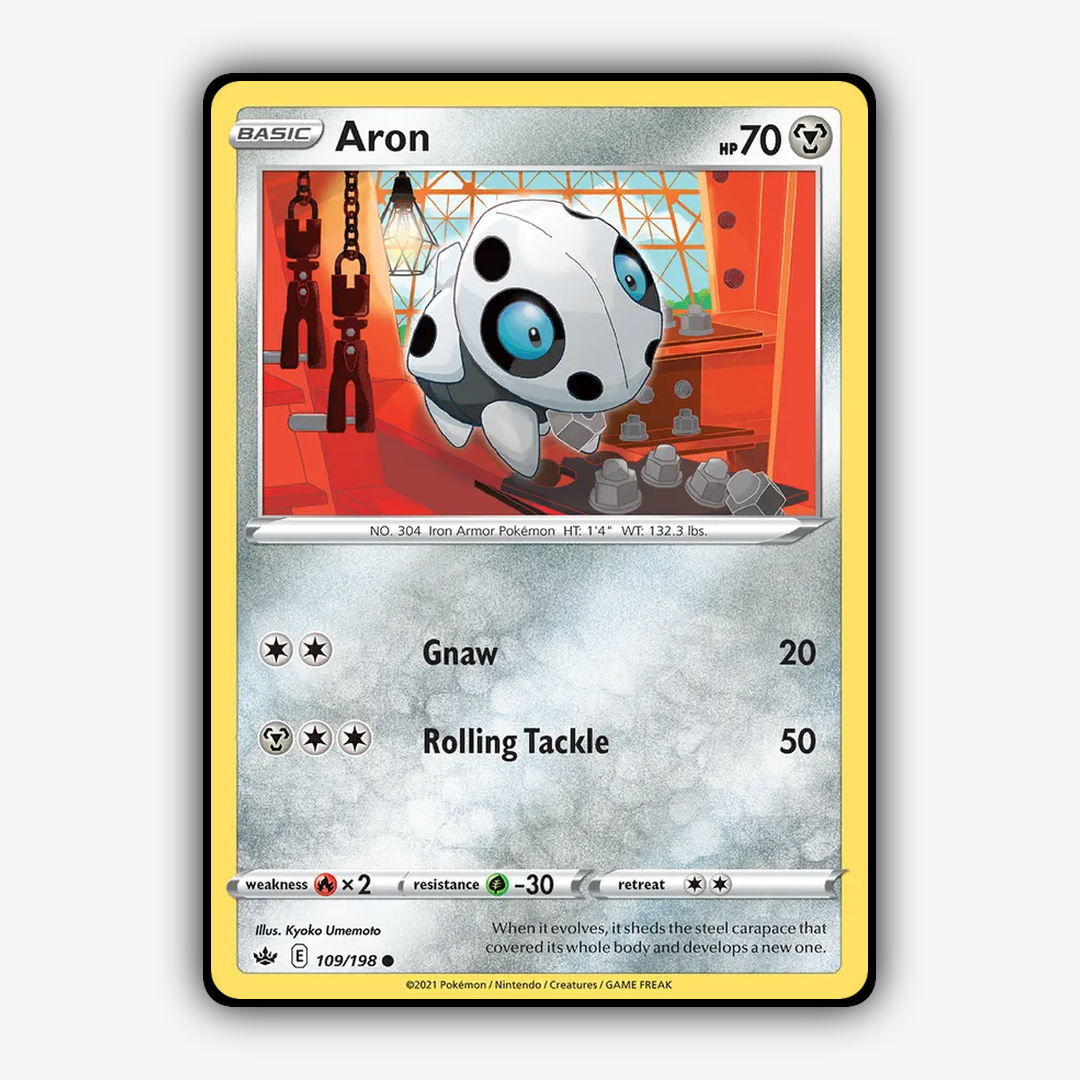 Aron 109/198 - Chilling Reign Set - Card Rug