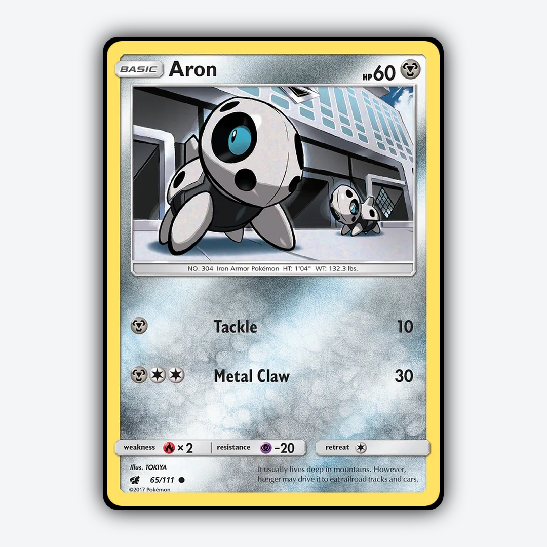 Aron 065/111 - Crimson Invasion Set - Card Rug