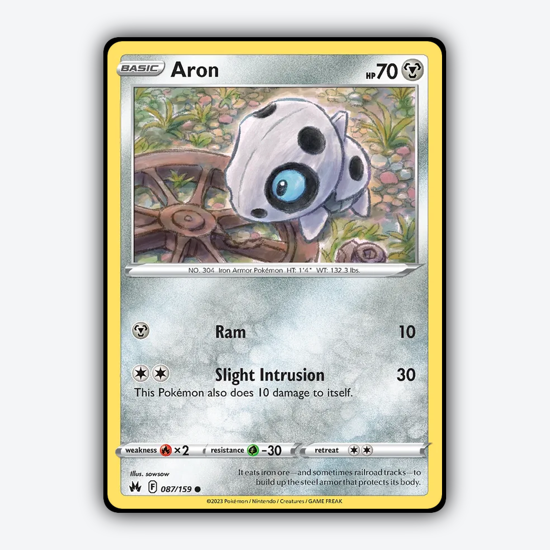 Aron 087/159 - Crown Zenith Set - Card Rug