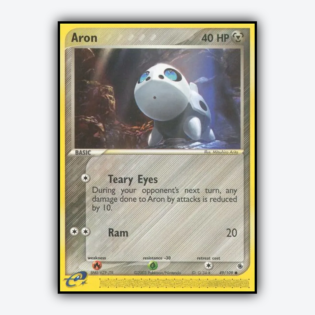 Aron 049/109 - Ruby & Sapphire Set - Card Rug