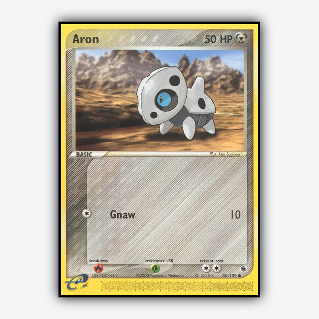 Aron 050/109 - Ruby & Sapphire Set - Card Rug