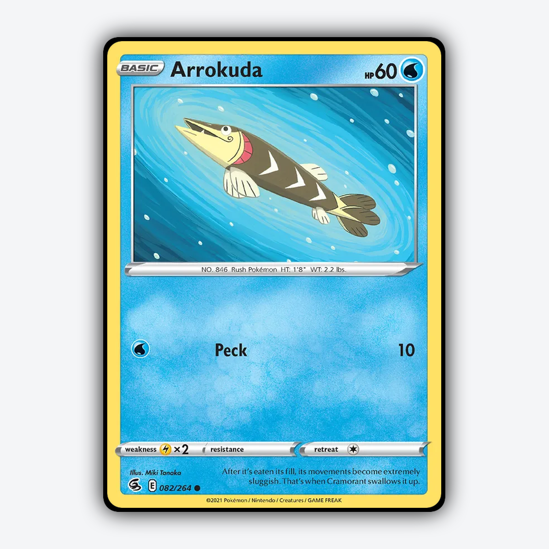 Arrokuda 082/264 - Fusion Strike Set - Card Rug