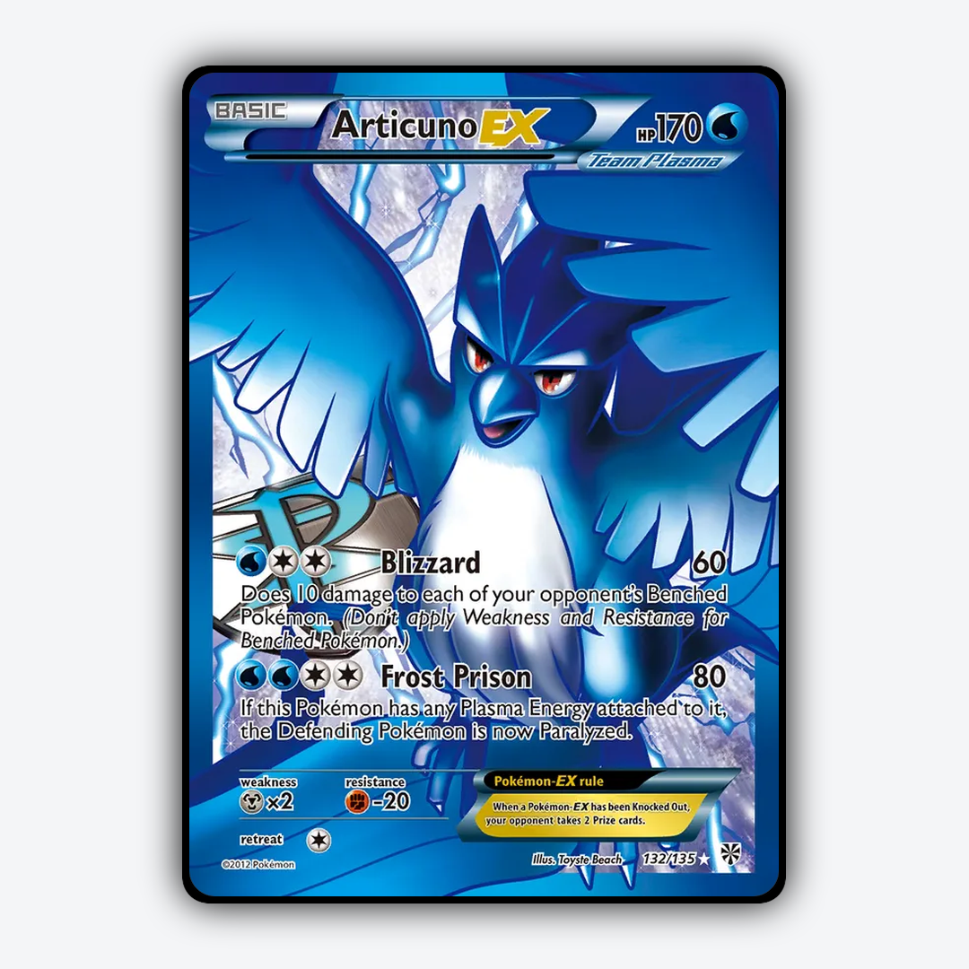 Articuno-EX 132/135 - Plasma Storm Set - Card Rug