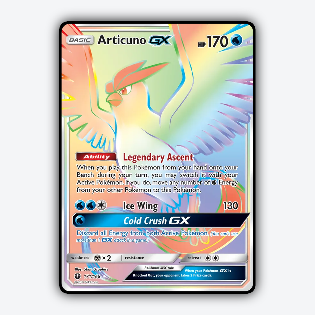 Articuno-GX 171/168 - Celestial Storm Set - Card Rug