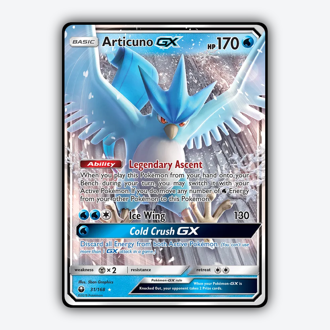Articuno-GX 031/168 - Celestial Storm Set - Card Rug