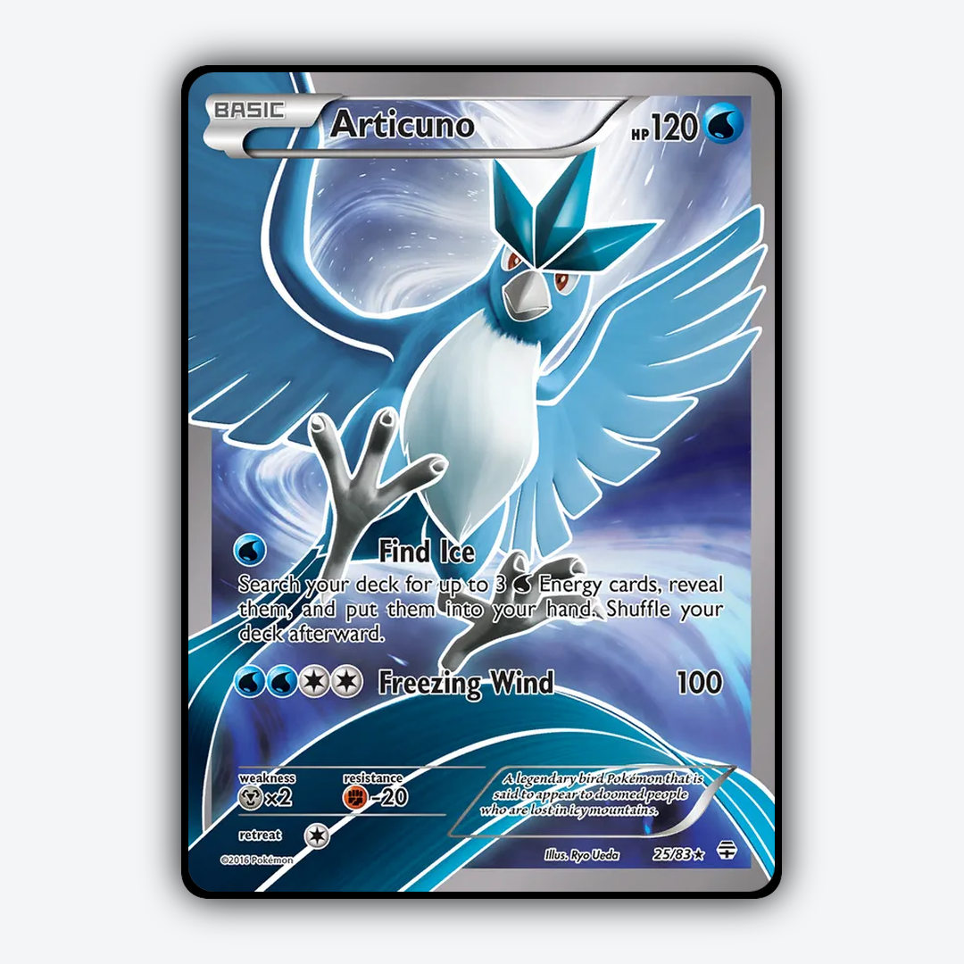 Articuno 025/83 - Generations Set - Card Rug