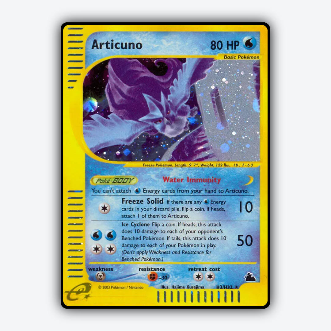 Articuno H003/144 - H003/144 Skyridge Set - Card Rug