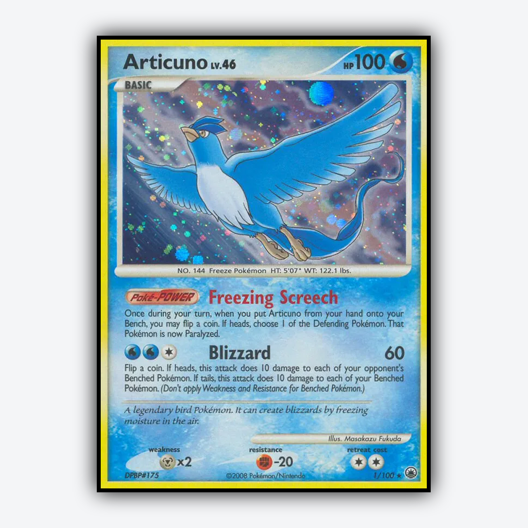 Articuno 001/100 - Majestic Dawn Set - Card Rug