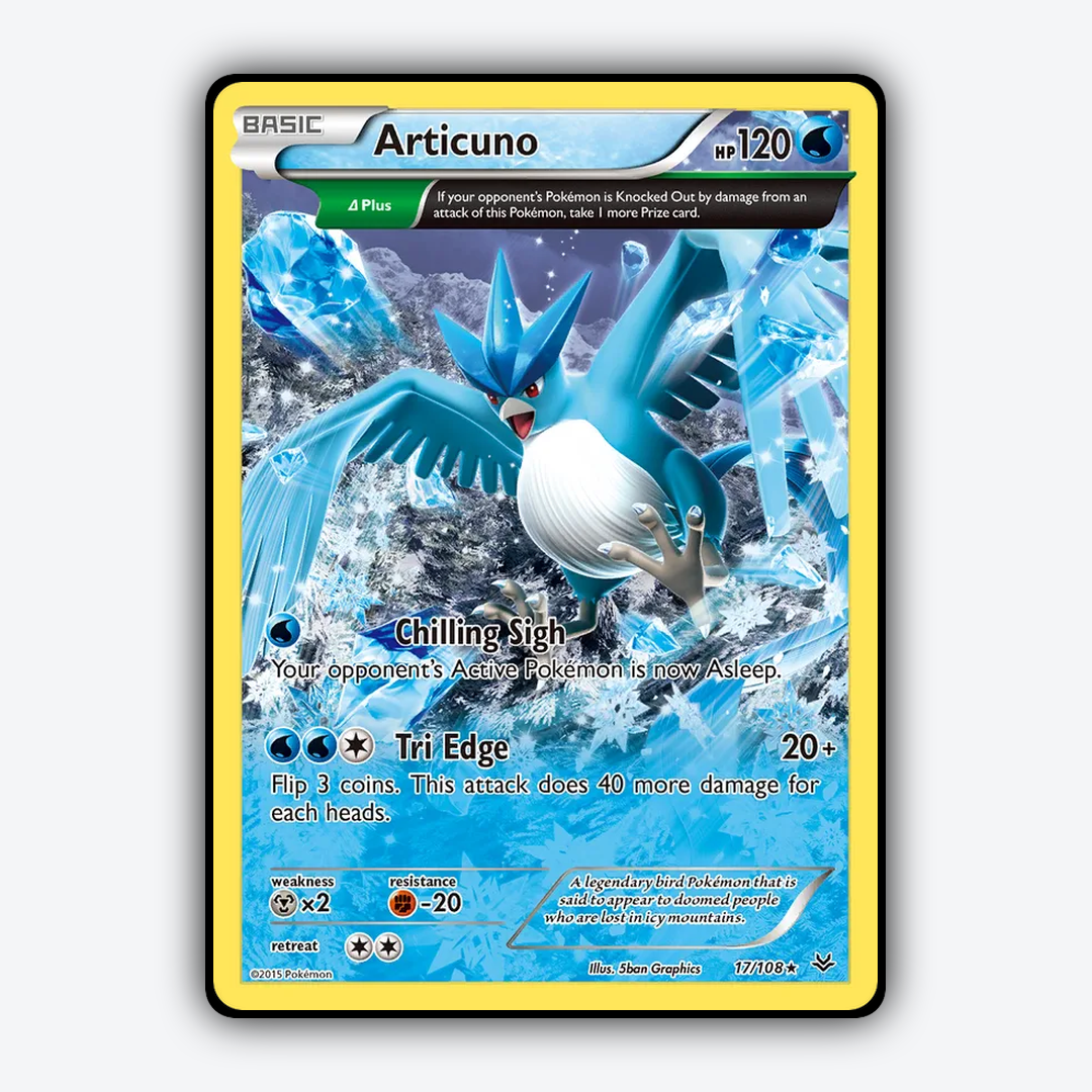 Articuno 017/108 - Roaring Skies Set - Card Rug