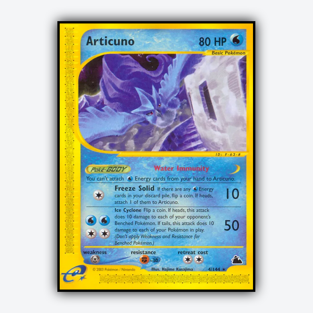 Articuno 004/144 - Skyridge Set - Card Rug