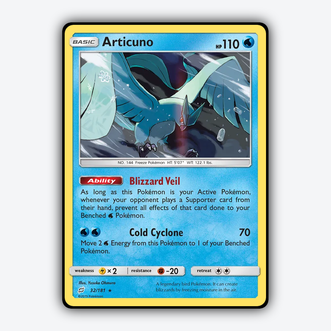 Articuno 032/181 - Team Up Set - Card Rug