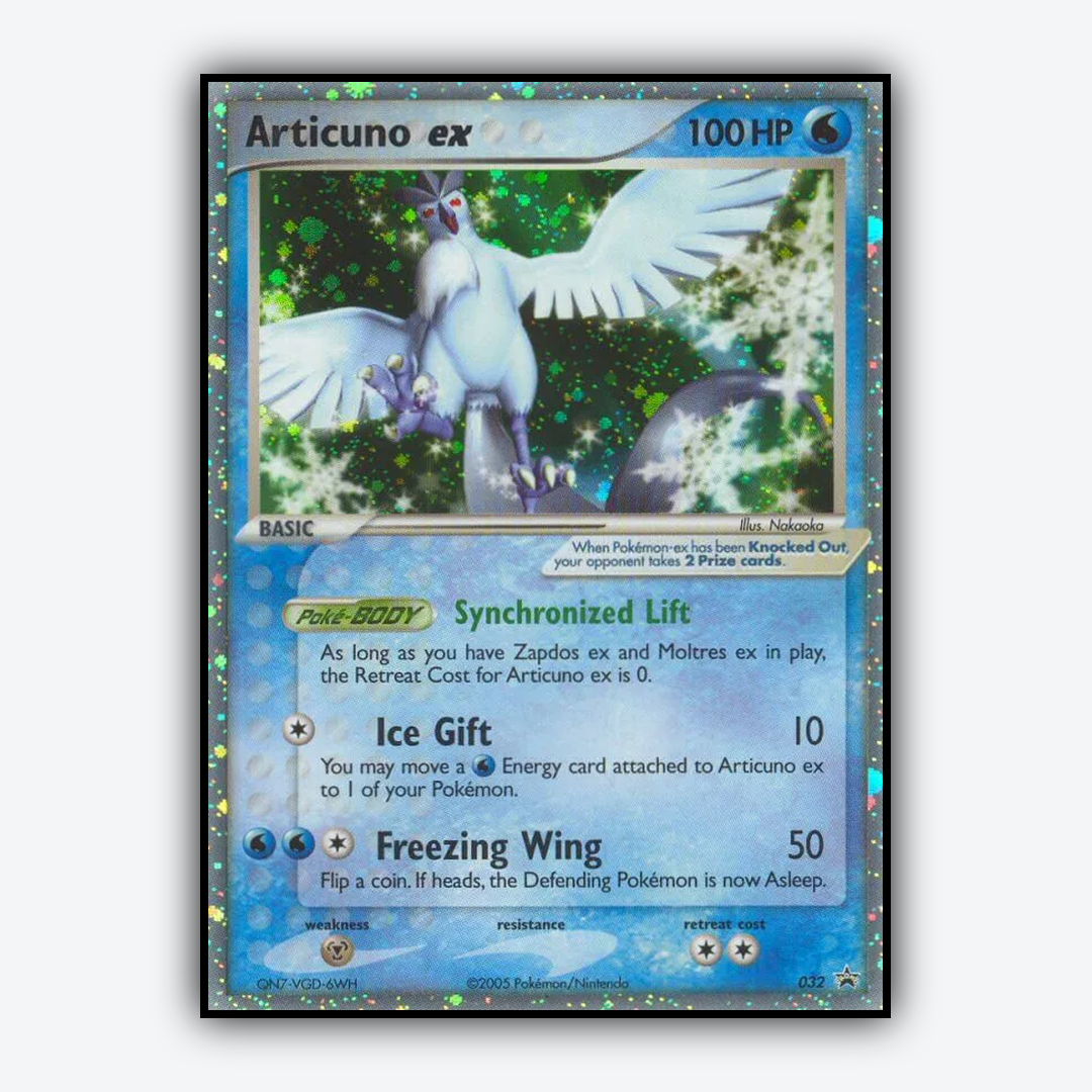 Articuno ex #32 - Nintendo Black Star Promos Set - Card Rug