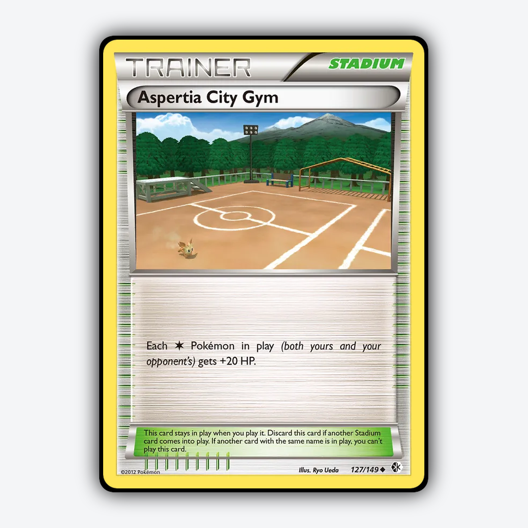 Aspertia City Gym 127/149 - Boundaries Crossed Set - Card Rug