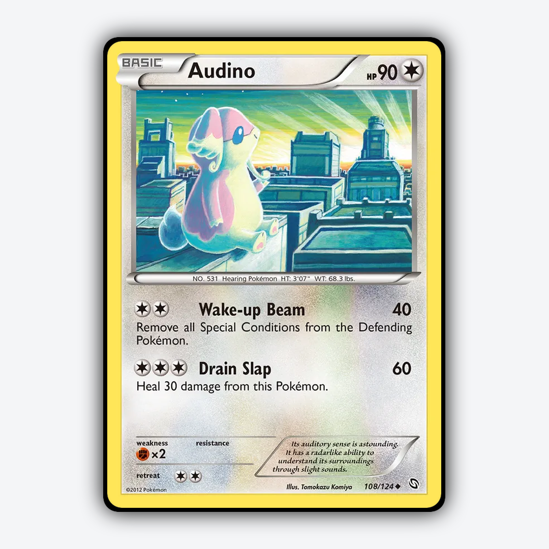 Audino 108/124 - Dragons Exalted Set - Card Rug