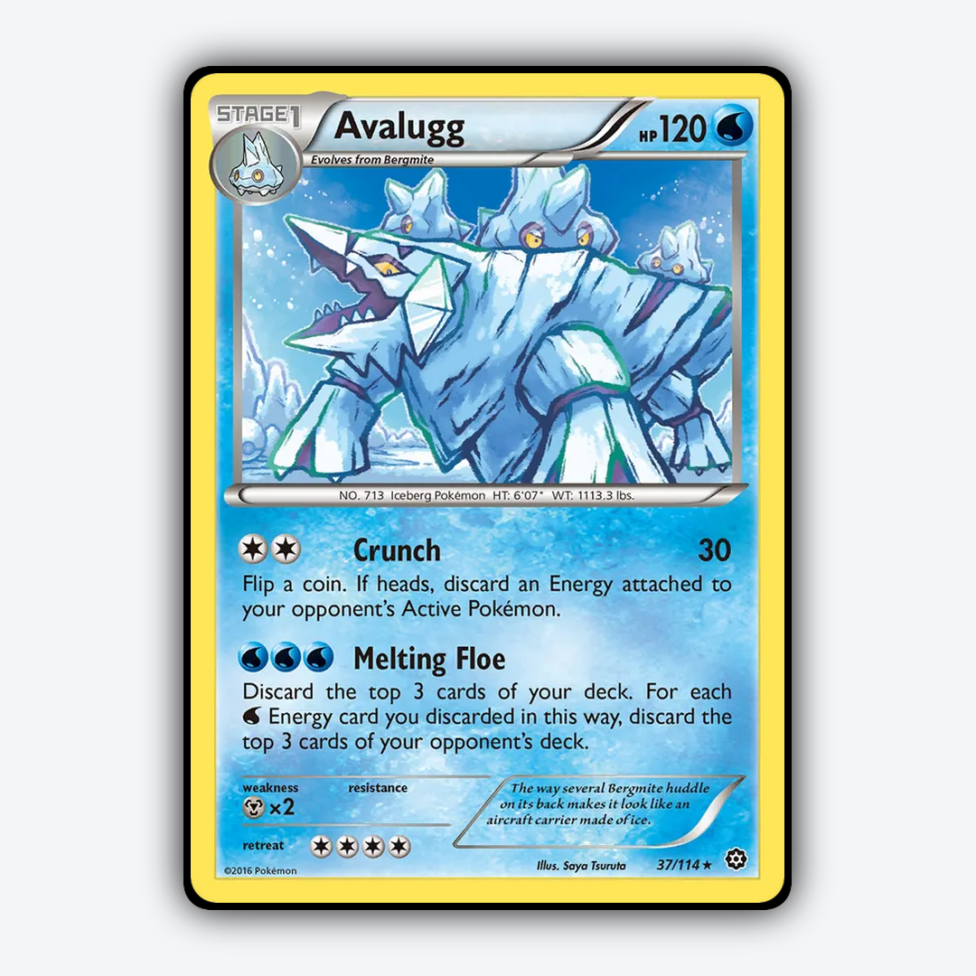 Avalugg 037/114 - Steam Siege Set - Card Rug