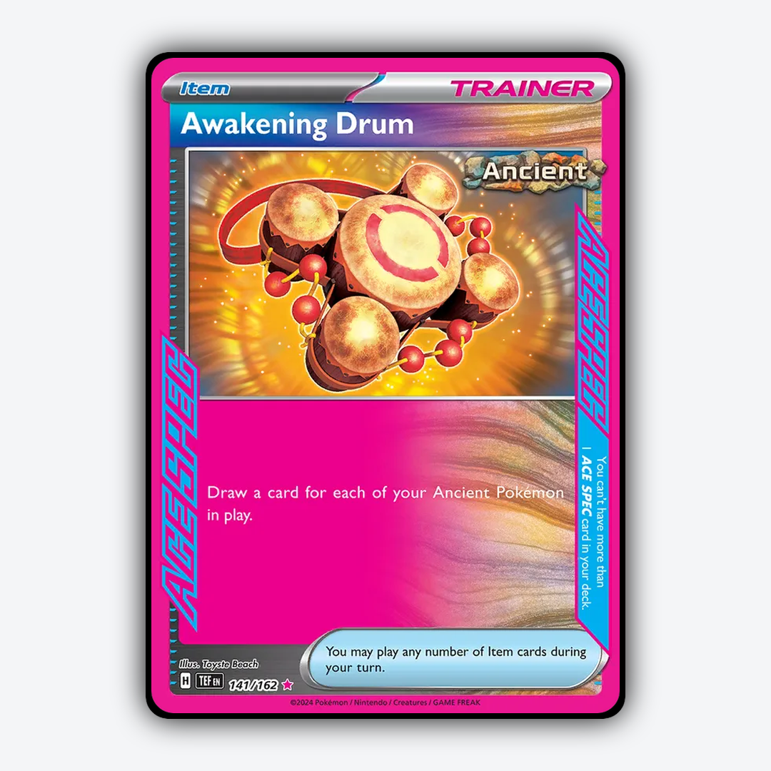 Awakening Drum 141/162 - Temporal Forces Set - Card Rug